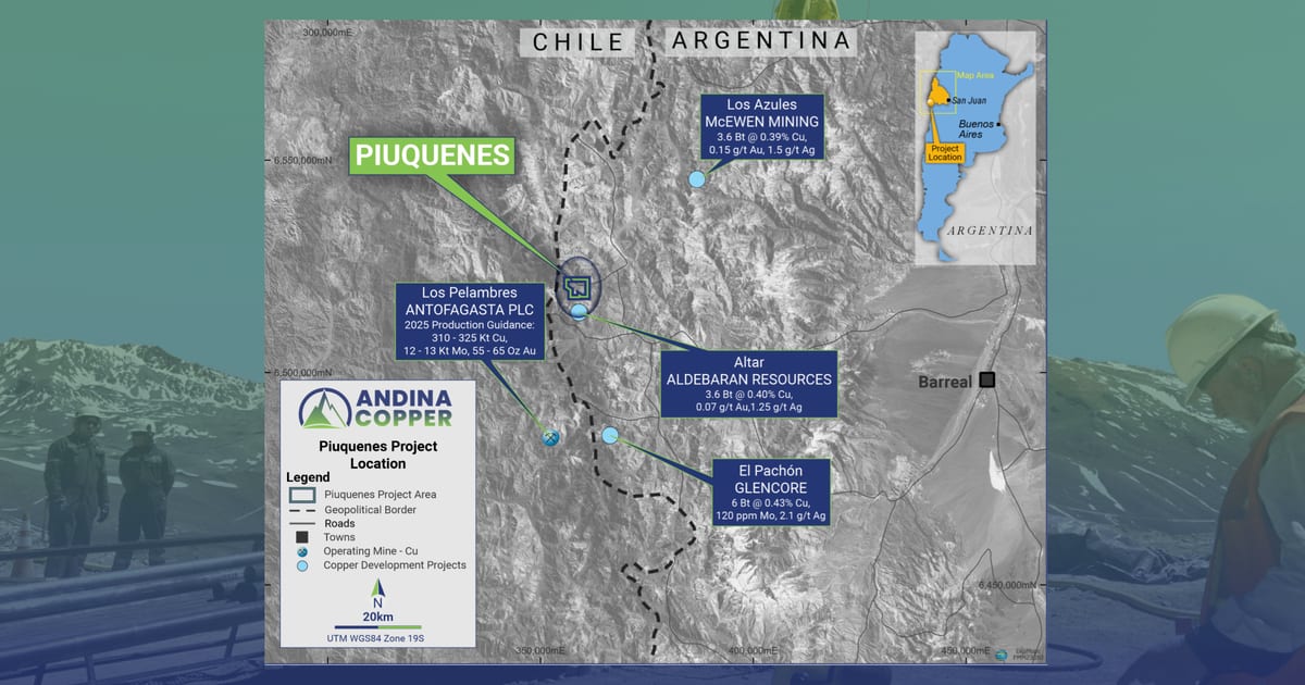 Piuquenes: Andina Copper confirmó nuevo sistema de pórfido de cobre en ...